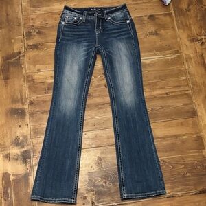Miss Me Dark Blue Flare Jeans
